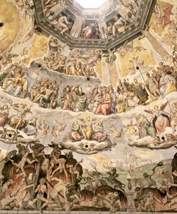 Az utolsó ítélet, részlet a dóm kupolájából, 1572-79 alkotó: Giorgio Vasari