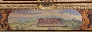 Scarperia látképe, 1557-1558 alkotó: Giorgio Vasari