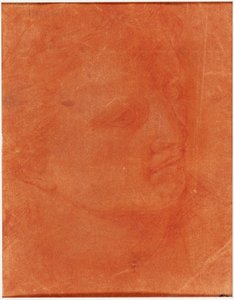 Fej háromnegyedes profilban (recto); Álló, balra mutató fiatalember és láb- és karvázlatok (fordítva) alkotó: Giorgione