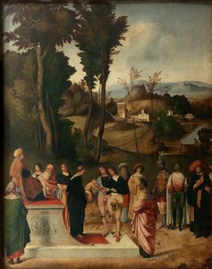 Magyarul: Mózes a tűzpróbán Mózes tűzpróbája alkotó: Giorgione