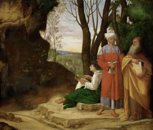Három filozófus alkotó: Giorgione