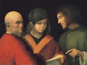 A dalolvasó ember három kora c. 1501