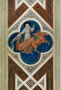 Illés felvétele az égbe, részlet Krisztus életéből és szenvedéséből, Giotto alkotó: Giotto (c.1266 1337)