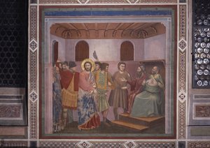 Krisztus Kajafás előtt (Cristo davanti a Caifa), Giottótól