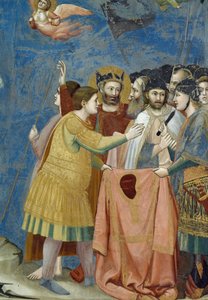 Keresztrefeszítés, részlet a Krisztus élete és szenvedése című képből, Giottótól alkotó: Giotto (c.1266 1337)