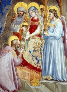 A mágusok imádása. Részlet. 1305 alkotó: Giotto di Bondone
