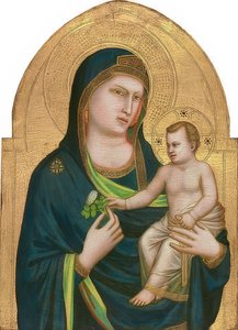 Madonna és gyermeke. 1310/15 körül alkotó: Giotto di Bondone