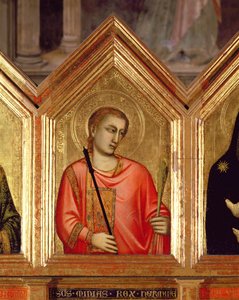 Szent a Szent Reparata poliptichon részlete 66557 tábla lásd még 66558-66568 alkotó: Giotto di Bondone