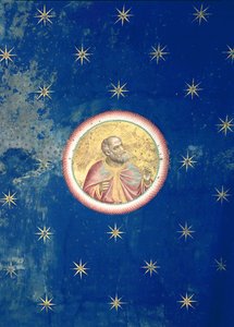 Egy próféta, a mennyezeti boltozatból, 1305 körül alkotó: Giotto di Bondone