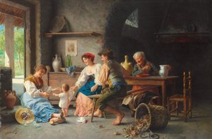 Első lépések (olaj, vászon)