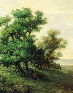 Tájkép, Giovanni Carnovali vagy Carnevali, Piccio (1804-1873) részlete
