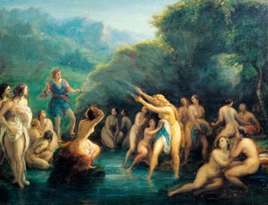 Diana és Actaeon, Giovanni Carnovali, Piccio néven ismert (1804-1873)