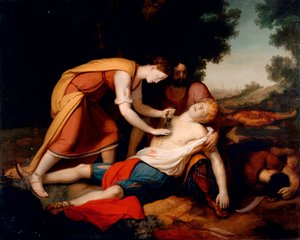 Erminia Tancred kezelésében, Gerolamo Costa (1777 -?) alkotó: Giovanni (1826 1903) Costa