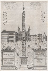 A római nagyszerűség tükre: Konstantin egyiptomi obeliszkje, 1589., 1589.