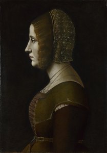 Női portré profilban, c. 1495