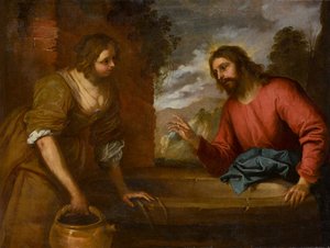 Krisztus és a szamáriai asszony, 1635 körül (olaj, vászon)