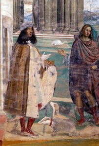 Szent Benedek egy törött szitát rögzít - 1508