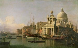 Kilátás a Doganára és a Santa Maria della Salute-ra