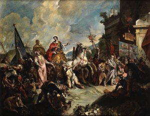 Giovanni Antonio Guardi Scipio diadalmenete alkotó: Giovanni Antonio Guardi