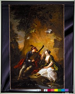 Musical Lovers (Galante jelenet) alkotó: Giovanni Antonio Guardi