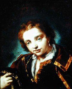 Fiatal férfi portréja (olaj, vászon) alkotó: Giovanni Antonio Guardi