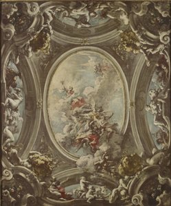 A hajnal allegóriája, 1736-37 alkotó: Giovanni Antonio Pellegrini