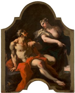 Mitológiai vagy allegorikus ábrázolás alkotó: Giovanni Antonio Pellegrini
