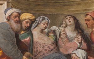 Counterfaccata, IL Pordenone, Deposition 1522, Detail alkotó: Giovanni Antonio Pordenone