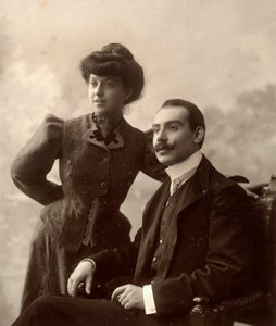 Alfredo Trombetta feleségével
