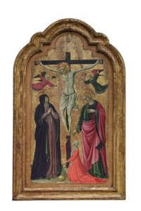 Keresztrefeszítés Szent Luciával, 1465-70 körül (tempera, fa) alkotó: Giovanni Antonio da Pesaro