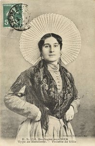 Képeslap: Mailotte, tengerésznő a WC-ben Ville/Boulogne-sur-Merből