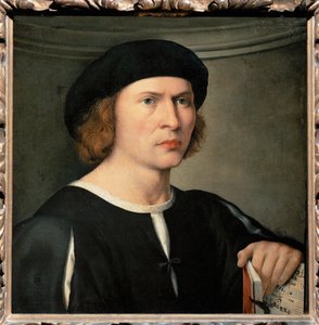 Zenész (festmény vászonra) alkotó: Giovanni Antonio de