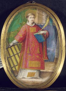 Szent Lőrinc alkotó: Giovanni B. Castello