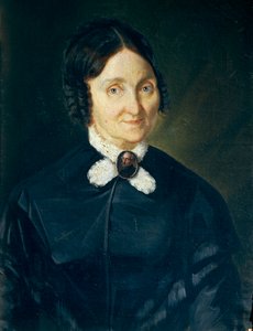 Donna Tecla Antonini de Laska portréja, Giovanni Baccarlino, olaj, vászon, 47x63 cm