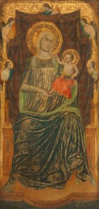 Madonna és gyermek öt angyallal, c. 1335.