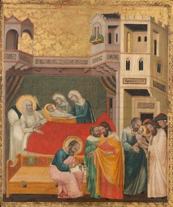 Keresztelő Szent János születése, névadása és körülmetélése, c. 1335.