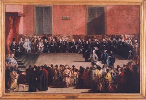 Consilium in Arena, Giandomenico Tiepolo (1727-1804) alkotó: Giovanni Battista Tiepolo