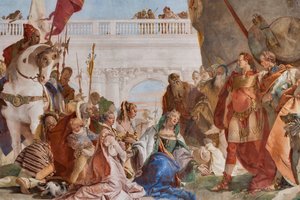 Nagy Sándor kontinencia (részlet) alkotó: Giovanni Battista Tiepolo