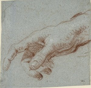 Rechte Hand von Giovanni Battista (1696-1770) Tiepolo