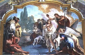 Die Taufe Christi von Giovanni Battista Tiepolo