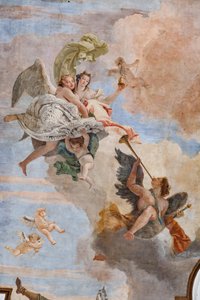 Az intelligencia fénye legyőzi a tudatlanság sötétségét (részlet) alkotó: Giovanni Battista Tiepolo
