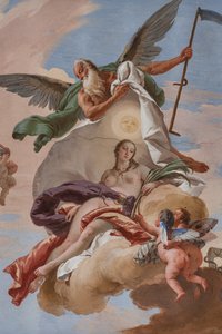 Az idő felfedezi az Igazságot alkotó: Giovanni Battista Tiepolo