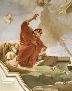 Mennybemenetele, Giovanni Battista Tiepolo (1696-1770), freskó, részlet, Tisztaság oratóriuma, Udine alkotó: Giovanni Battista Tiepolo