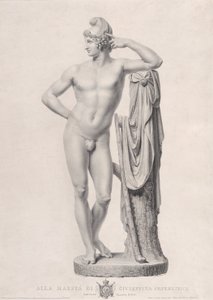 Párizs egy fatönkre támaszkodva, 1817. alkotó: Giovanni Battista Balestra