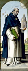 Aquinói Szent Tamás, 1512-16 (tempera a táblán) alkotó: Giovanni Battista Bertucci