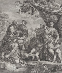 Allegorikus jelenet áldozati báránnyal, 1640-70.