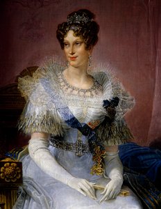 Marie Louise pármai hercegnő portréja (Bécs alkotó: Giovanni Battista Borghesi