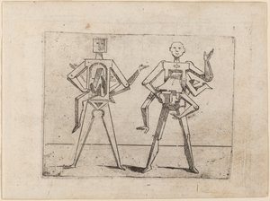 A Különféle figurák bizarrából alkotó: Giovanni Battista Bracelli