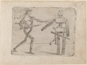 A Különféle figurák bizarrából alkotó: Giovanni Battista Bracelli