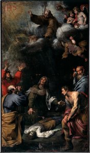 Sienai Szent Bernardino csodája (olaj, vászon